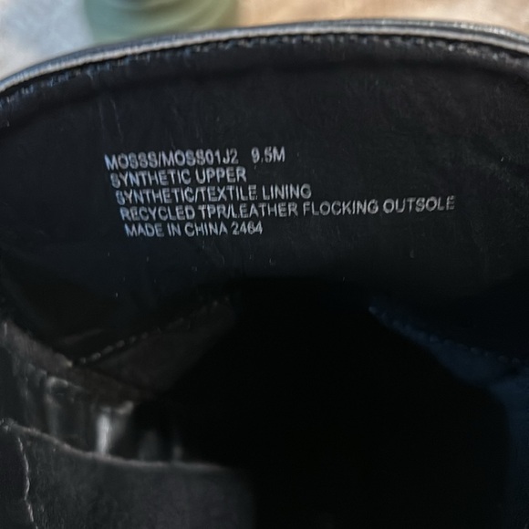 Urban Outfitters Steve Madden Cool Planet Moss Vegan Combat Boot Black 9.5 - Picture 6 of 6